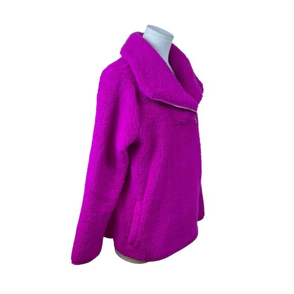 Talbots Pink Women’s Pullover Half-Zip Soft Warm Long Sleeve Jacket Sz M - Picture 3 of 9